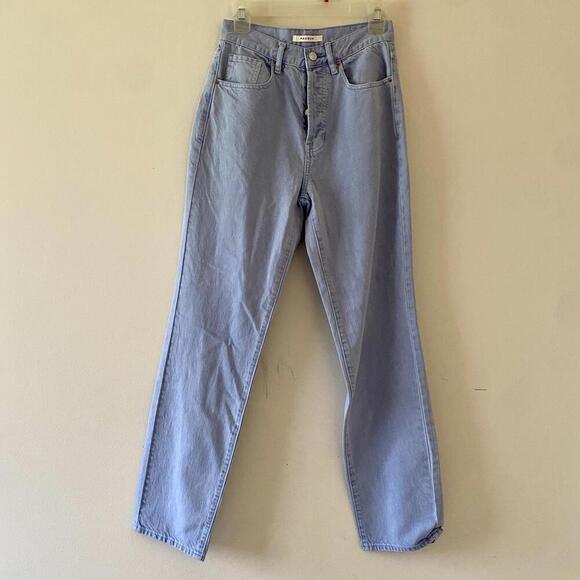 PACSUN blue high rise wide leg pants - Picture 2 of 7